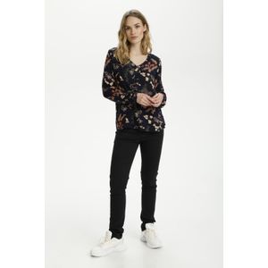 Blouse met lange mouwen Regular fit Midnight Marine