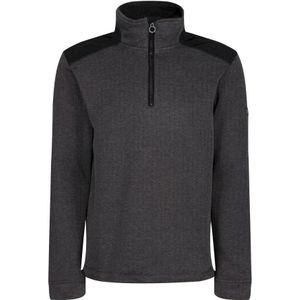 Regatta Heren Holbeck Half Zip Fleece Top (Zwart) - Maat M