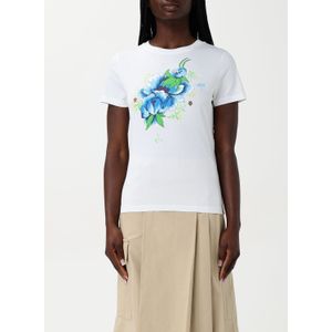 Bloemenprint T-shirt met Korte Mouwen
