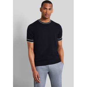 Bugatti Herren T-shirt met contrasterende strepen