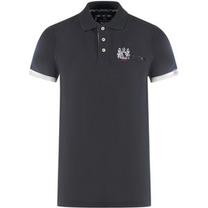 Aquascutum London Aldis Black Polo Shirt