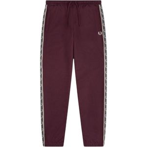 Fred Perry Heren Seizoensgebonden Getapete Naden Joggingbroek (Rood)