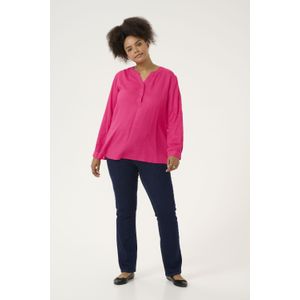 Blouse met lange mouwen Regular fit Raspberry pink