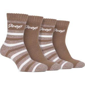 4-Pack Dames Thermische Boodschap Sokken | Fleece Gevoerde Warme Sokken voor de Winter