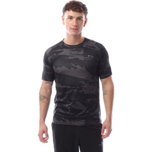 Heren Cruyff Drone T-shirt in Zwart