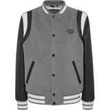Philipp Plein - Composed Bomber Jacket - Grijs - Heren - Wolmix