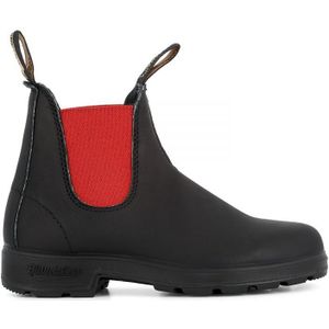 Blundstone #508 zwart rode Chelsea laars