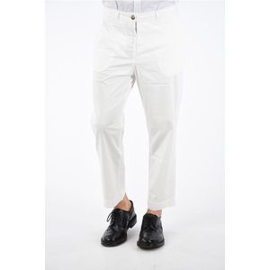 Stretch BOYFRIEND-broek in wit