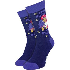 Nieuwigheid Unisex Katoenen Sokken met Slogans