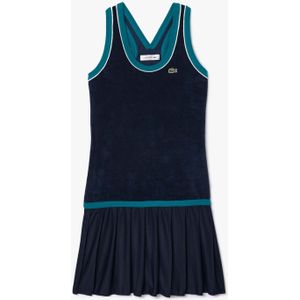 Lacoste - Slim-Fit Cross Back - Badstof Jurk - Blauw
