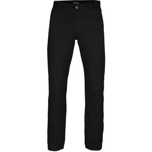 Asquith & Fox Heren Klassieke Casual Chinos/Trousels (Zwart)