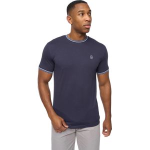 Crosshatch Heren Shellworth T-Shirt (Marine)