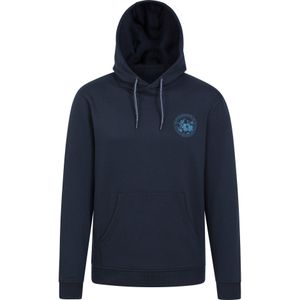 Mountain Warehouse Heren Mountain Overhead Hoodie (Marine)
