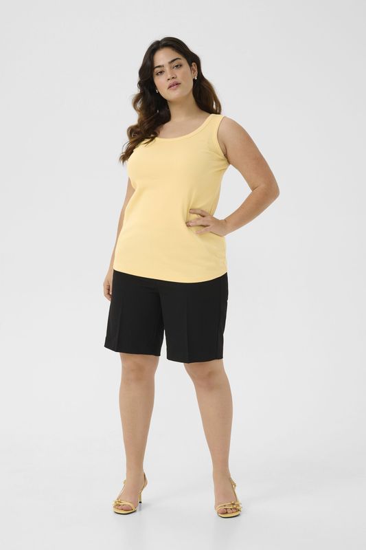 Jersey Top - KCcarina - Geel - Dames - Tight Fit