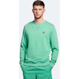 Lyle & Scott Heren Sweatshirt met ronde hals (Muntgroen)
