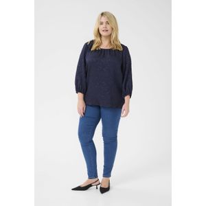 Blouse met lange mouwen Regular fit Midnight Marine