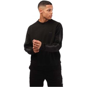 Men's Calvin Klein Tape Comfort Sweatshirt in Black