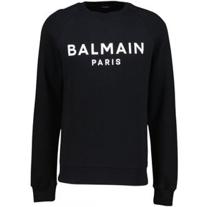 Balmain Paris Klassiek logo zwart sweatshirt