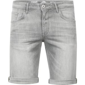 Petrol Industries - Heren Seaham denim short - Grijs