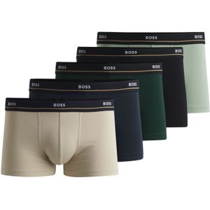 Heren Boss 5-pack essentiële zwembroek in diverse kleuren