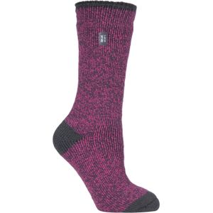 Heat Holders - Dames 2.3 tog thermo wintersokken - Primrose Raspberry