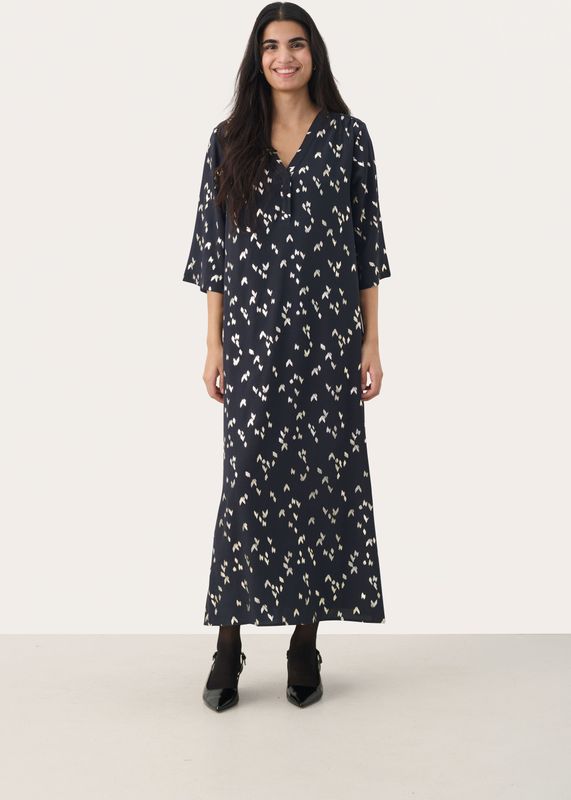 Part Two, Dames, Jurken, Veelkleurig, Maat: XS