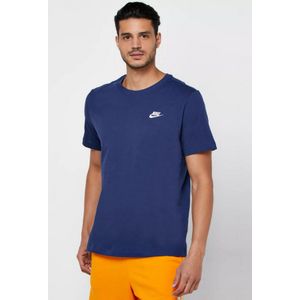 Nike - Sportswear Club - Heren T-shirt - Navy