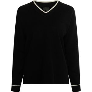 Dreimaster - Gebreide Trui - Zwart en Wit - Dames