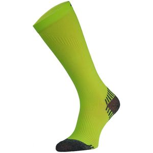 Comodo - Kniehoge compressie hardloopsokken - Neon Geel