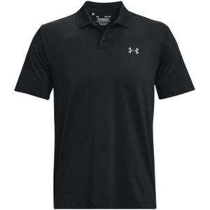 Poloshirt - Eenvoudig - Zwart - 93% Polyester, 7% Elastaan