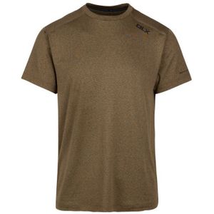 Trespass Heren Doyle DLX Marl T-Shirt (Donkere Olijf)