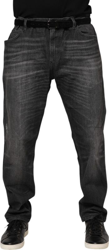 Verbleekte Rechte Spijkerbroek