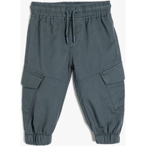 Koton BROEKEN Jogger Kargo Broek Baby Bruin