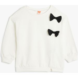 Koton - Sweatshirt - Zwart - Effen - Lange Mouw - Normale Pasvorm