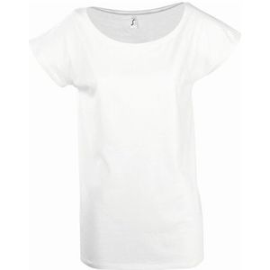 SOLS Dames/dames Marylin Lange Lengte T-Shirt (Wit) - Maat L