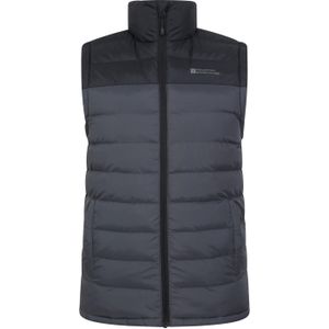Mountain Warehouse - Seasons II - Gewatteerd Gilet - Grijs - Nylon - Mouwloos