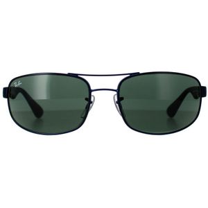 Ray-Ban Zonnebril RB3445 027/71 mat blauw groene  | Sunglasses