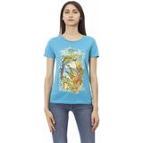 Trussardi - Lichtblauw - T-shirt - Dames