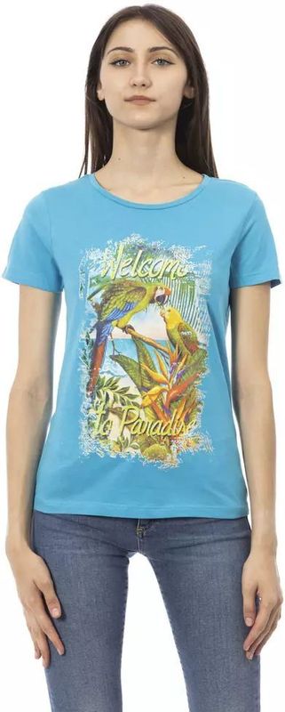 Trussardi - Lichtblauw - T-shirt - Dames