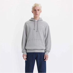 Heren Levis Relaxed Graphic Hoody in Grijs Marl