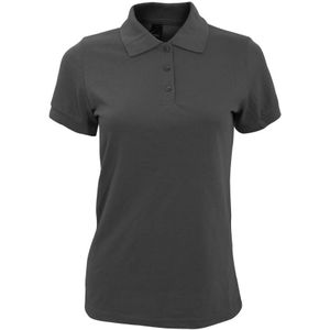 SOLS Dames/dames Prime Pique Polo Shirt (Donkergrijs) - Maat 3XL