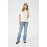 Blouse met korte mouwen Straight fit Snow White