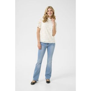 Blouse met korte mouwen Straight fit Snow White