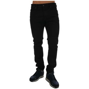 Diesel D-Luster Slimfit Jeans Voor Heren, Zwart - Maat 34 Kort