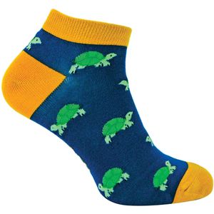 Mr Heron - BamboeAnimal Trainersokken voor heren - Schildpadden (Marine)