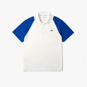 Men's Lacoste Tennis Recycled Polyester Polo Shirt in Multi colour