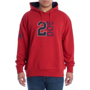 La Martina - UMF603-FP529 - Hoodie - Grijs - Katoen - Over Fit