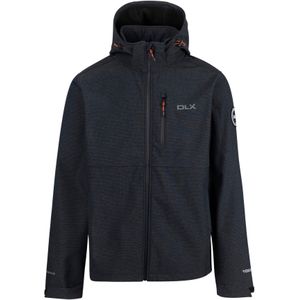 Trespass Heren Justin DLX Marl Soft Shell Jas (Zwarte mergel)