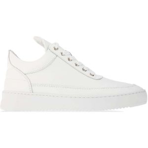 Women's Filling Pieces Low Top Ripple Tonal Trainers In White - Maat 39