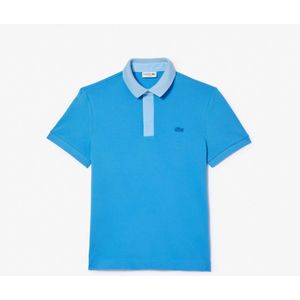 Heren Lacoste Petit Pique Smart Paris Poloshirt in Blauw